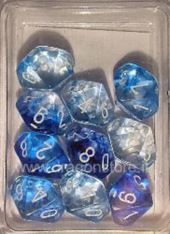 Set 10D10 Nebula - Blu Scuro/Bianco