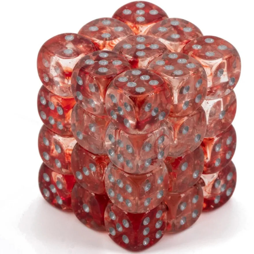 Set 36D6 Nebula Luminescente - Rosso/Argento
