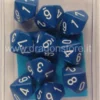 Set 10D10 Opachi - Blu/Bianco