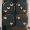 Set 12D6 Opachi - Blu Sporco/Oro