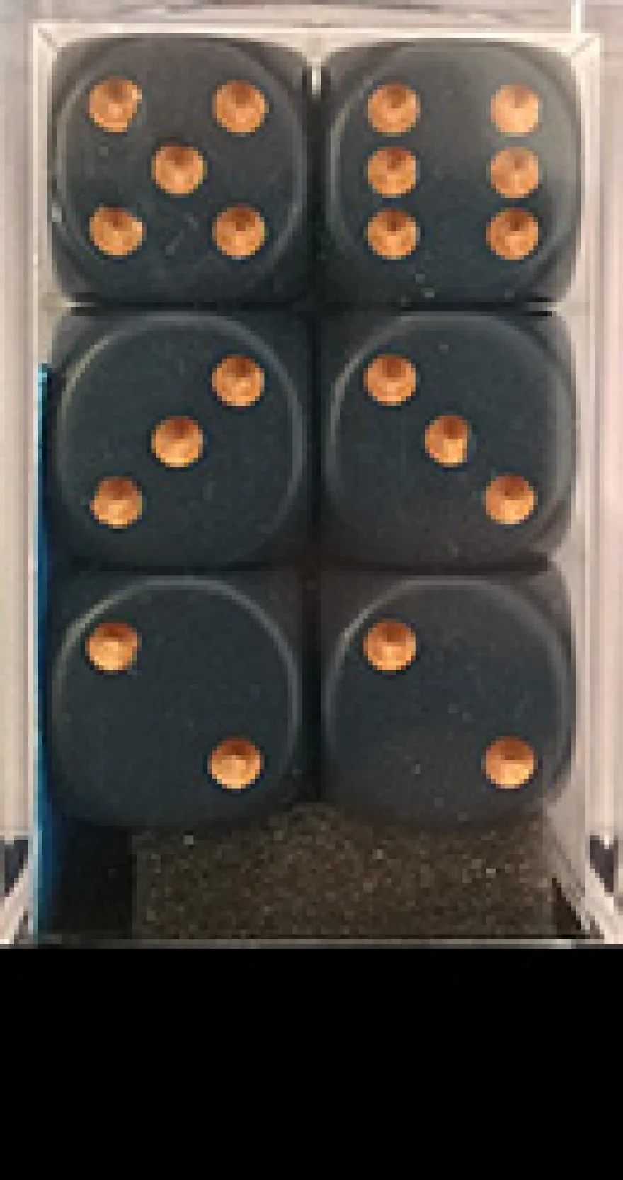 Set 12D6 Opachi - Blu Sporco/Oro