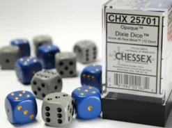 Set 12D6 Opachi - Dixie Blu-Giallo/Grigio Scuro-Nero