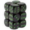 Set 12D6 Opachi - Nero/Verde