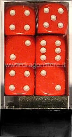 Set 12D6 Opachi - Rosso/Bianco