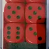 Set 12D6 Opachi - Rosso/Nero