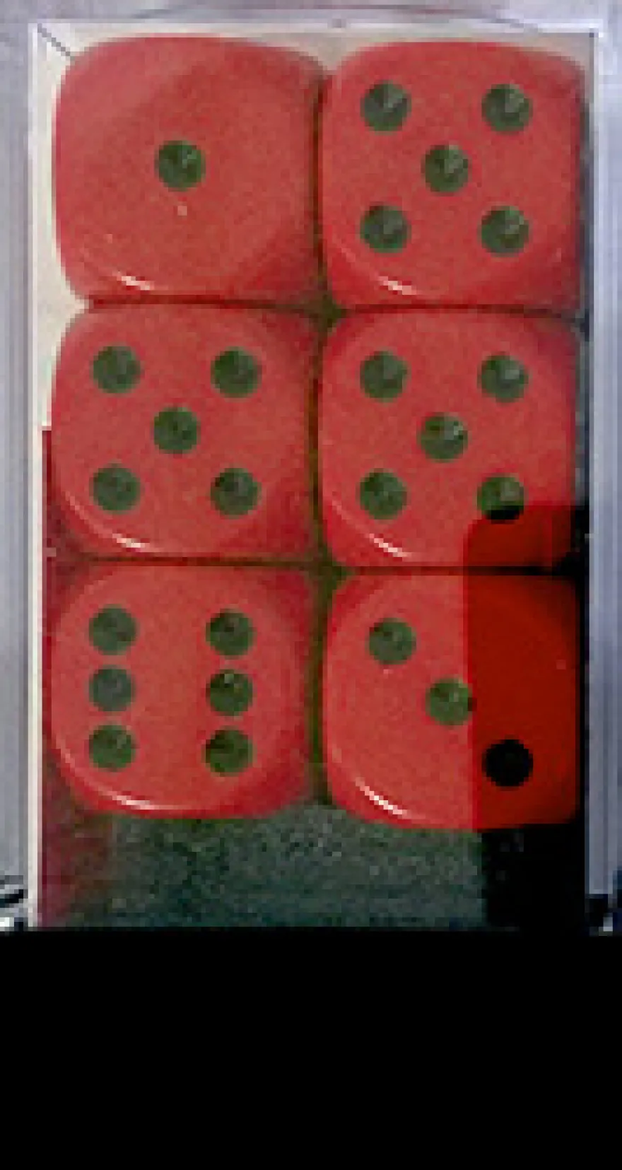 Set 12D6 Opachi - Rosso/Nero
