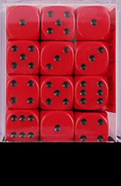 Set 36D6 Opachi - Rosso/Nero