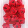 Set 10D10 Opachi - Rosso/Nero