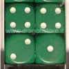 Set 12D6 Opachi - Verde/Bianco