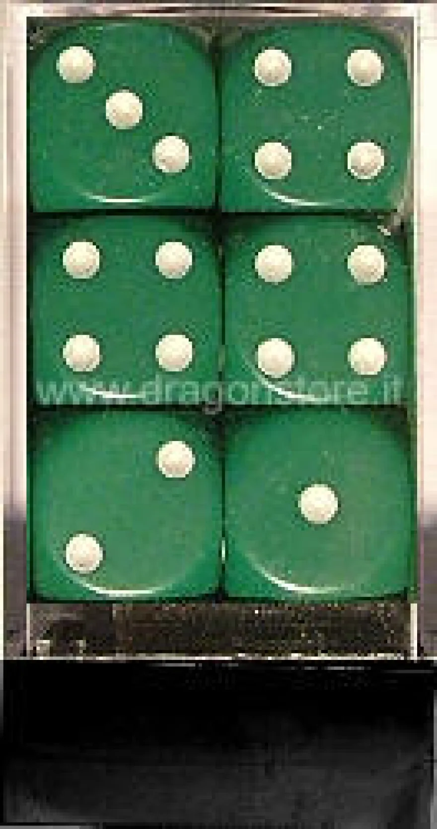 Set 12D6 Opachi - Verde/Bianco