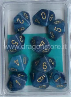 Set 10D10 Phantom - Ciano/Oro