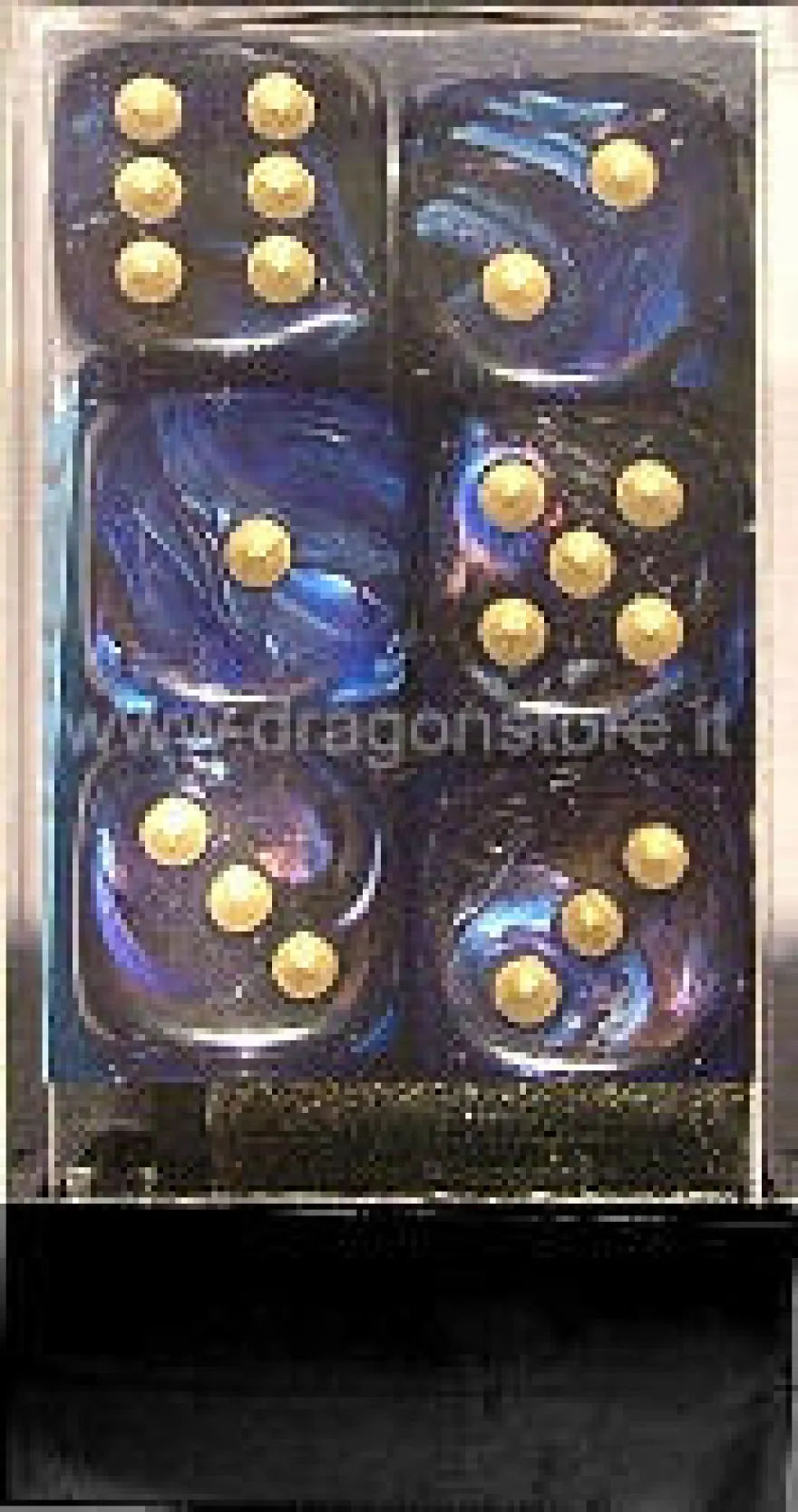 Set 12D6 Scarab - Blu Regale/Oro