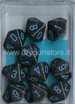 Set 10D10 Speckled - Blu Stelle