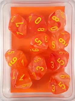 Set 10D10 Spettro Fluo - Arancione/Giallo