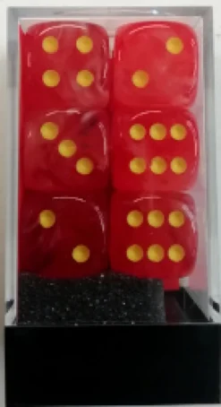 Set 12D6 Spettro Fluo - Arancione/Giallo