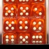 Set 36D6 Trasparenti - Arancione/Bianco
