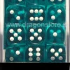 Set 36D6 Trasparenti - Ciano/Bianco