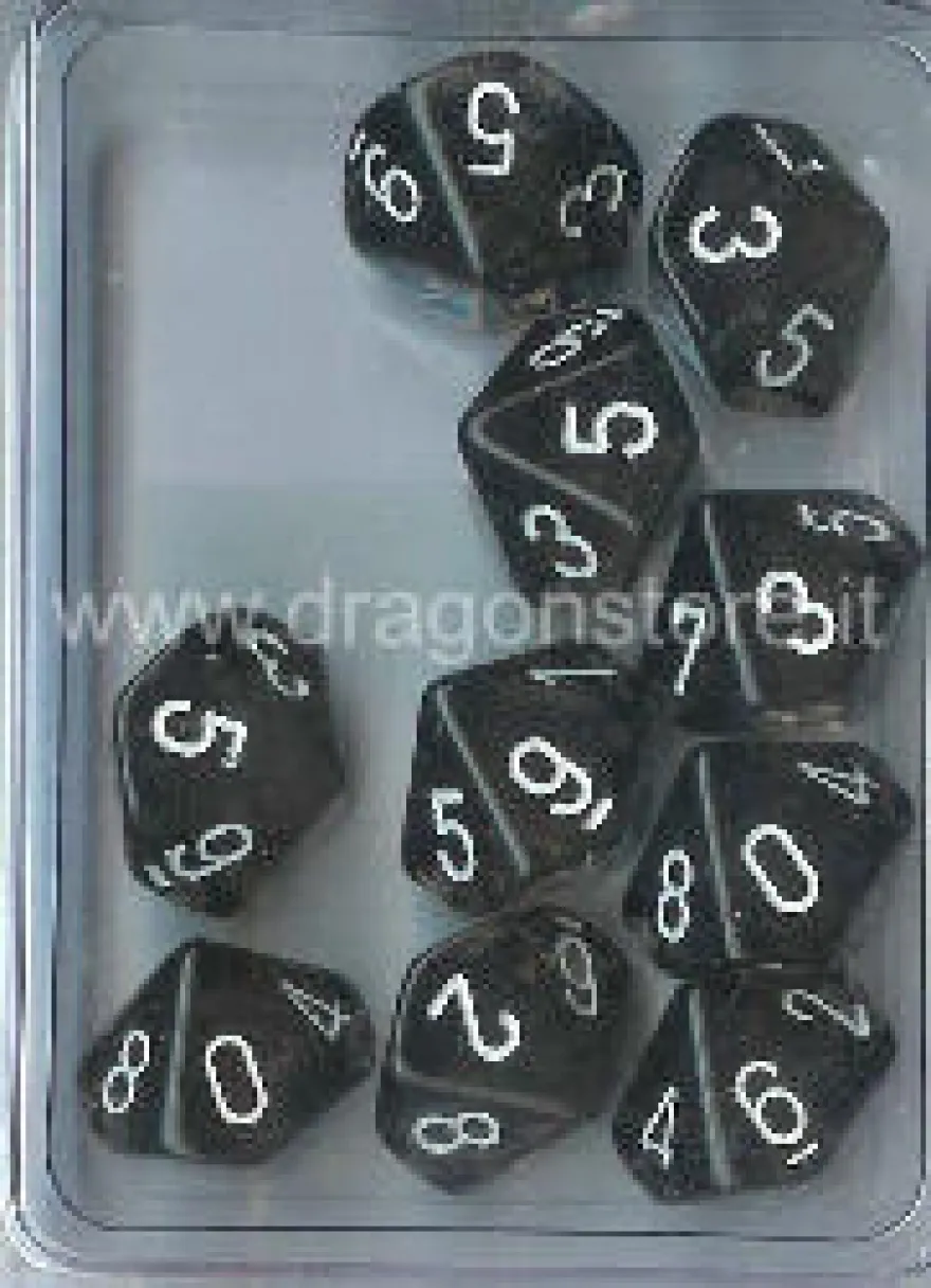 Set 10D10 Trasparenti - Fumo/Bianco
