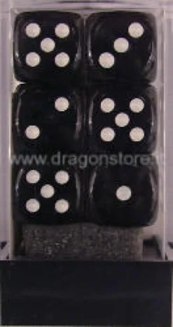 Set 12D6 Trasparenti - Fumo/Bianco
