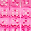 Set 36D6 Trasparenti - Rosa/Bianco