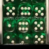 Set 36D6 Trasparenti - Verde/Bianco