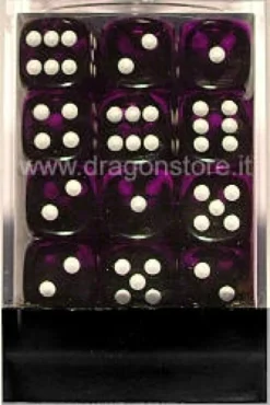 Set 36D6 Trasparenti - Viola/Bianco