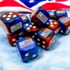 Set 12D6 United States War Gemini - Blu-Rosso/Bianco