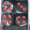 Set 12D6 Velvet - Nero/Rosso