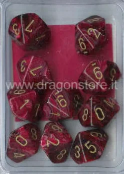 Set 10D10 Vortex - Burgundy/Oro