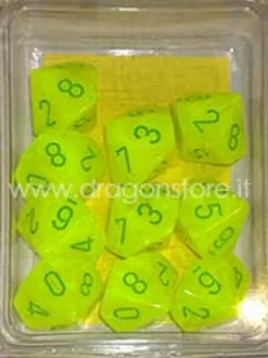 Set 10D10 Vortex - Giallo Elettrico/Verde