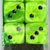Set 12D6 Vortex - Verde Acido/Nero