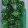 Set 10D10 Vortex - Verde/Oro
