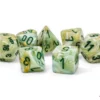 Set Mega Dadi: Marble Verde/Verde Scuro