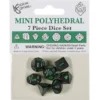 Set Mini Dadi Opachi - Nero/Verde