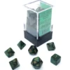 Set Mini Dadi Scarab - Verde Giada/Oro