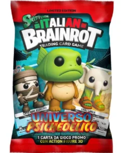 Skifidol Italian Brainrot TCG - Universo Psichedelico Display Buste Portachiavi 3D e Carta Promo Serie 1 (12)