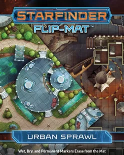 Starfinder Flip-Mat Map: Urban Sprawl