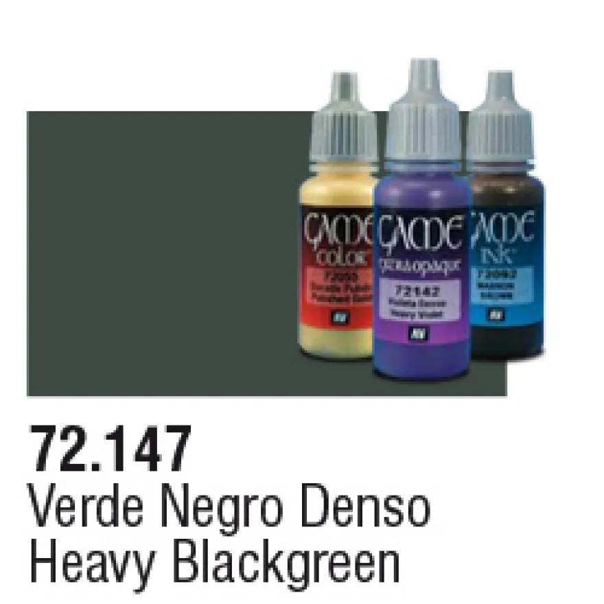 Vallejo Game Color - Nero Verde Extra Opaco