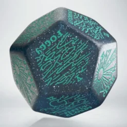 Weather Generator Die - Blu Glitterato, Turchese