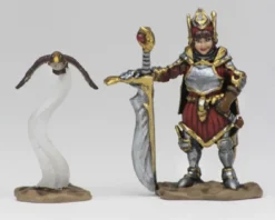 WizKids Wardlings RPG Figures - Girl Fighter & Hunting Falcon